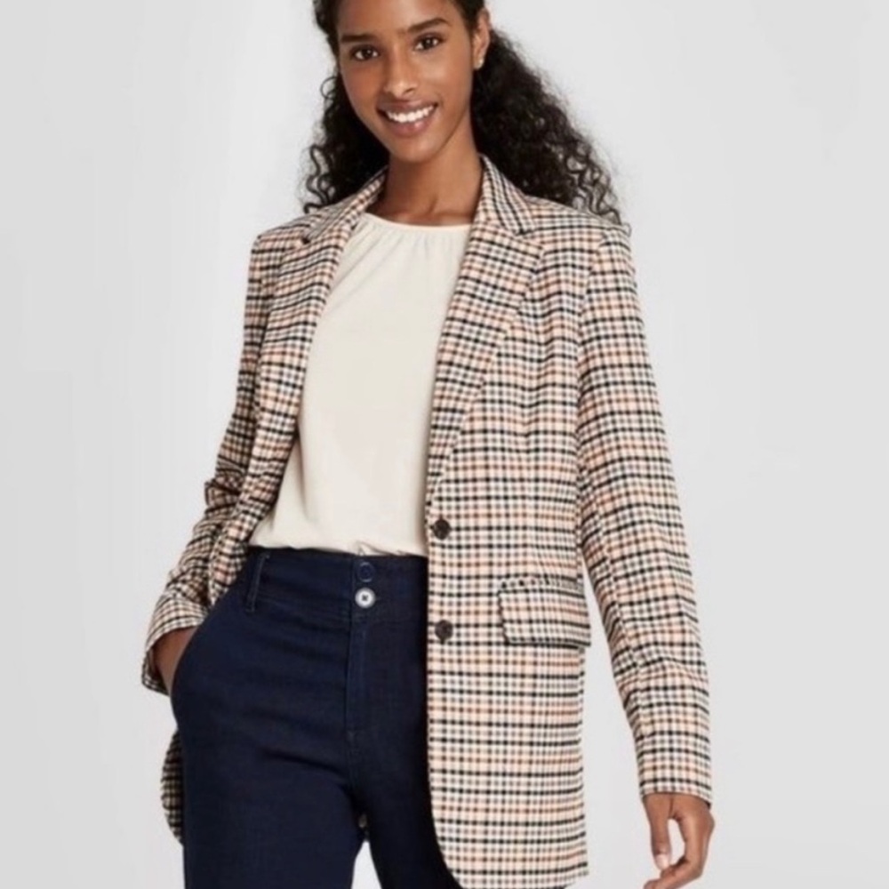 COPY - • a new day • plaid blazer